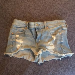 American Eagle shortie jean shorts